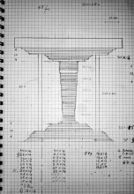 technical drawing for up]side[down table